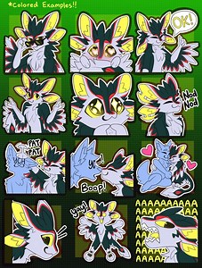 Digital Avali Furry Emote/sticker Bases (pack 2) - Etsy