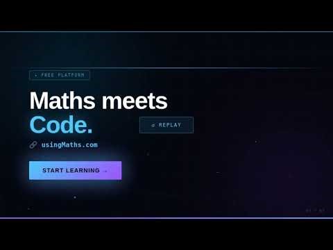 🧮➡️💻 Maths isn't abstract — it's the engine behind every app, game, and AI you love.