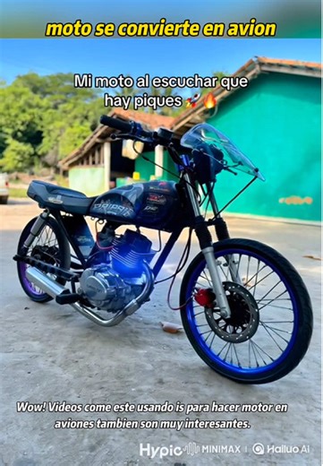 Tutorial del filtro de moto que se convierte en avión