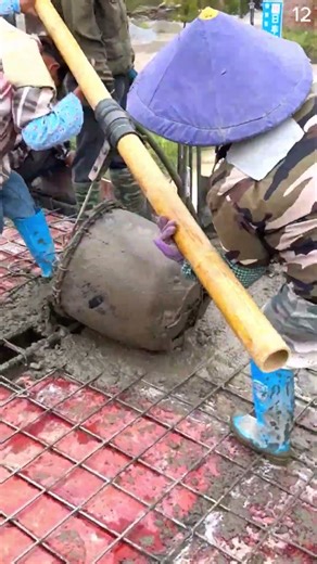 Proses pembuatan dak dengan teknik dan skill yang cerdas #shorts