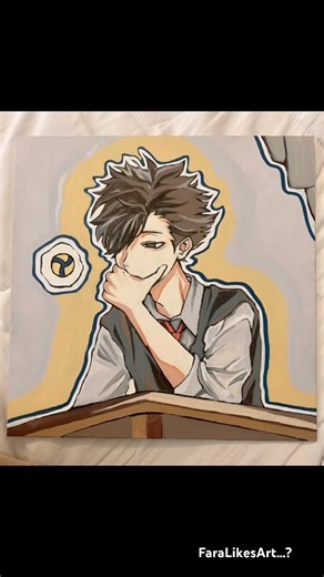 Drawing Kuroo from Haikyuu!! #kurootetsurou #haikyuu #youngartist #art