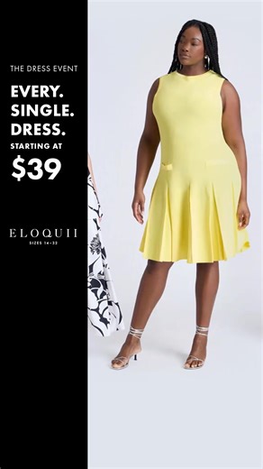 The Dress Event is here. Stunning styles start at $39 – finding your next favorite look just got easier | ELOQUII