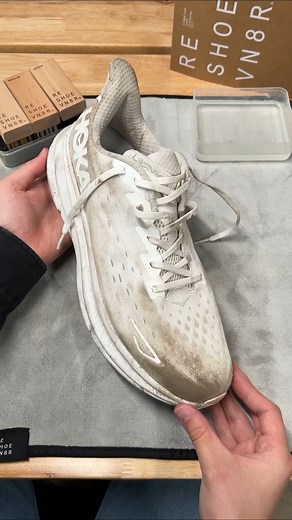 Reshoevn8r on Instagram: "White mesh can be tough to clean, but our Sneaker Laundry System flushes out dirt from the inside, leaving your kicks not just spotless, but also deodorized and fresh. 🧼"