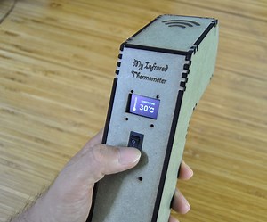Arduino Infrared Thermometer Gun MDF Case