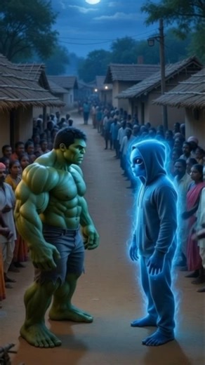 "Gaon me aaya alien Jadu 😱 Hulk ne diya zabardast jawab🥶 #shorts