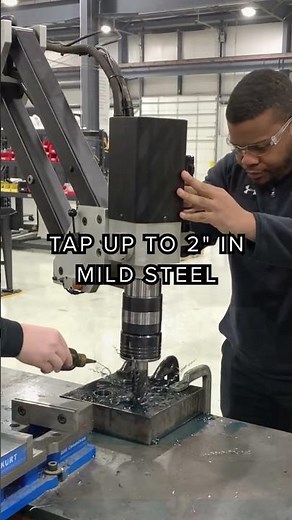 Tap Up to 2" in Mild Steel | FlexArm