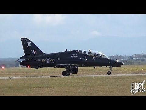 RAF BAE Hawk T1 Take Offs at RAF Valley