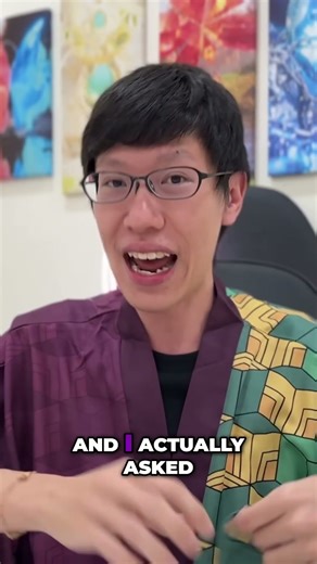 This Anime Silk Kimono Feels INSANELY Premium 😭✨ | Try-On Review #shorts