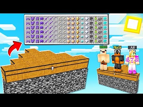 BOBO SPĘDZIŁ 50 GODZIN z JULI i ZROBILI TO… na JEDNYM BLOKU w Minecraft! 😱