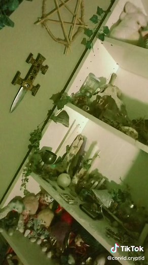 Cryptidcore Room Tour with Mothman Mural