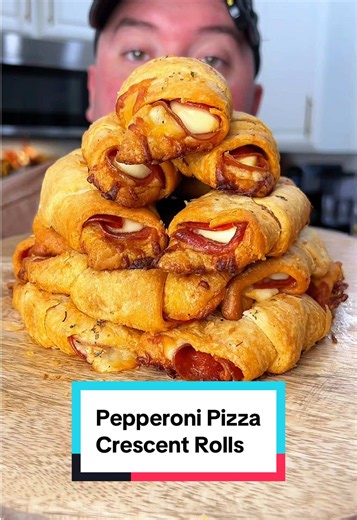 Pepperoni Pizza Crescent Rolls