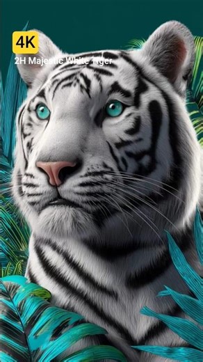 2H Majestic White Tiger #wallpaper, #visual, #background