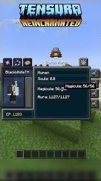 แนะนำ mod : Tensura Reincarnated #minecraft #modminecraft #BlackWhiteTH #tenseishitaraslimedattaken
