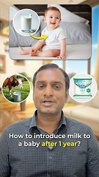 How to Introduce Cow Milk After 1 Year | Boiling Method + Quantity Explained
