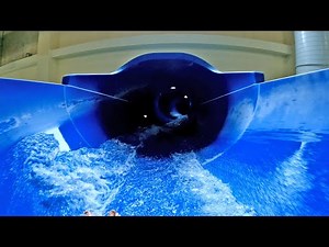 Blue ALBERTA FALLS Water Slide at Great Wolf Lodge Williamsburg