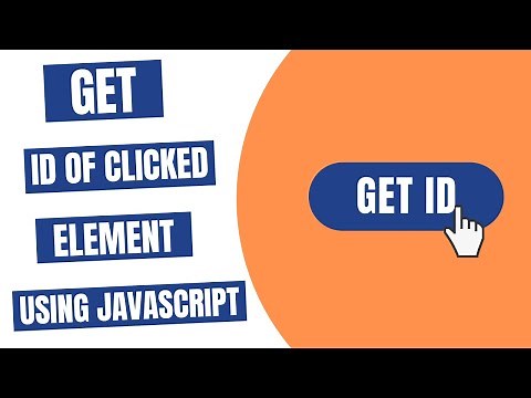 Get ID of Clicked Element using JavaScript