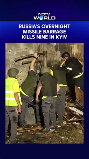 Russia Ukraine War | Russia's Overnight Missile Barrage Kills Nine In Kyiv