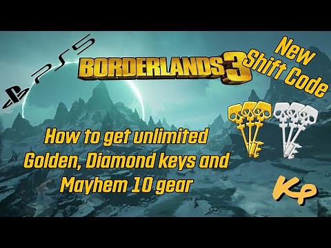 Borderlands 3 - PS5 Unlimited Golden, Diamond Keys, and Mayhem 10 gear exploit
