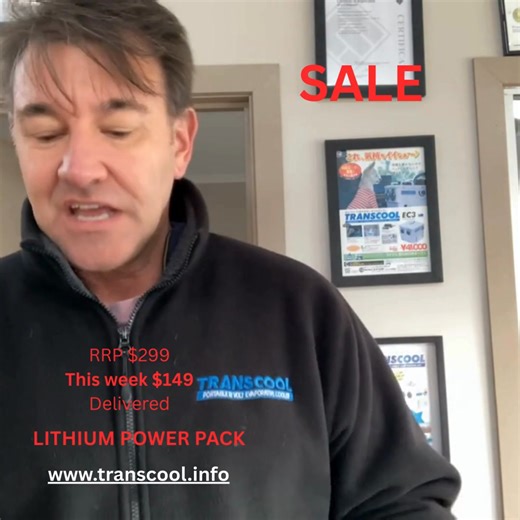 3.6K views | Awesome little portable lithium power pack! | Transcool Portable Air Coolers | Facebook