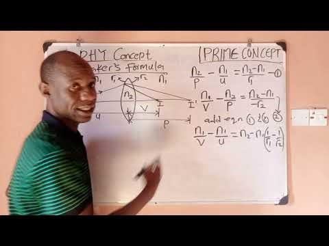 Lens Maker’s Formula Derivation | Step-by-Step Physics Explanation (NEET, JAMB & IIT Prep) #physics