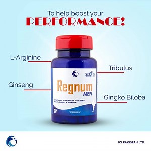 29 reactions | Regnum Men gives you that extra energy, strength and stamina to get through the day, and night, with ease. It contains L-Arginine, Tribulus, Ginseng and Gingko Biloba. So, give Regnum Men a try! To shop online and for further information visit www.healthnwellness.pk. #ManlyMan #HealthNWellness #RegnumMen | HealthNWellness | Facebook