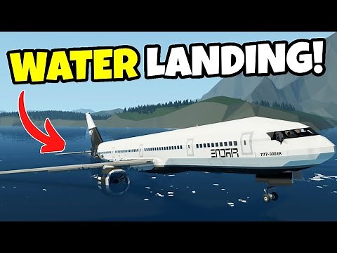 Emergency Plane WATER LANDING In Stormworks!