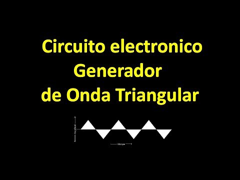 Generador de onda triangular con amplificadores operacionales