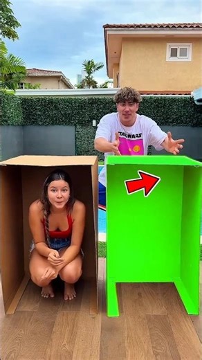 The Ultimate Box Challenge! 📦😱 #experiment #challenge