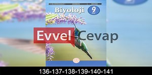9. Sınıf Biyoloji Ders Kitabı Cevapları Sayfa 136-137-138-139-140-141