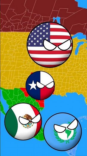 Texas se Independiza (Temporada 3 Parte 4) #countryballs #humor #shorts #viral