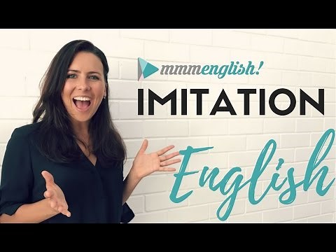 NEW Imitation Lessons  |  Speak English More Clearly & Confidently