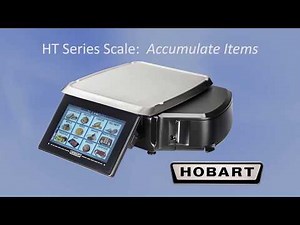 Hobart HT Series Scale (OPERATION) _Operator, Accumulate Items