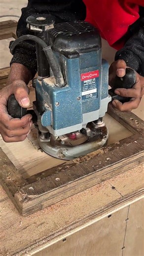 the process of making a speaker cable plate pattern #tutorial #woodworking #speakerbox