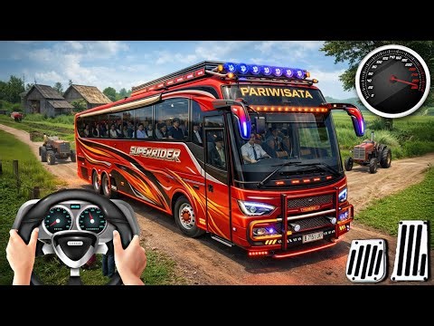 Bus Driving Game 2026 - Offroad Public Transport Bus Driver 3D - Bus Game Android Gameplay