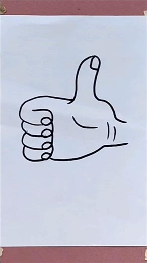 Easy Hand Drawing #drawing #shorts