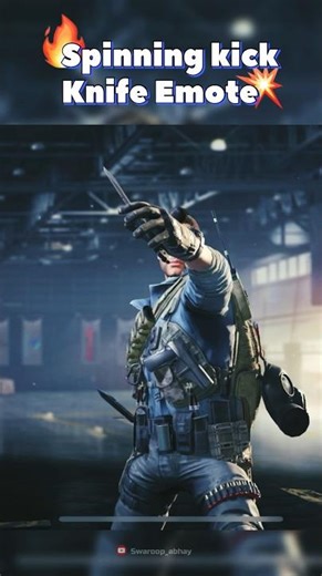 ⚡ CODM Spinning Kick Knife Emote | Epic Martial Arts Style in Call of Duty Mobile ⚡ #codm #emote