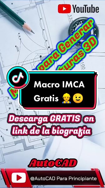 Descarga Macro Gratis para Autocad en TikTok