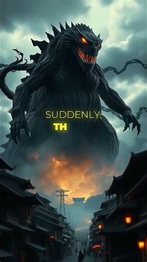 Kaijuu The Paper God 🖋️ When Art Awakens a Monster #Shorts