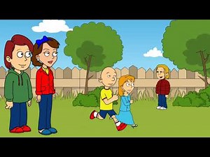 Caillou saves Rosie from a kidnapper