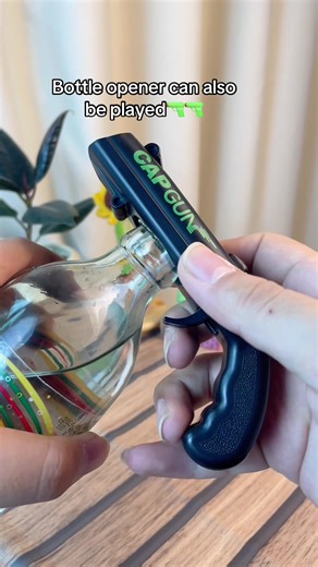 The play is super fun: pistol shape   ejection design, opening the bottle = showing off, the atmosphere of the dinner party is simply going wild#bottleopener #partyartifact #tiktokshopblackfriday #tiktokshopcybermonday #spotlightfinds