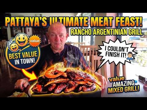EPIC MIXED GRILL at Rancho Pattaya! 🥩 Massive Portion & Superb Value | Pattaya Food Review