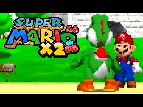 MARIO KILLS YOSHI! Super Mario 64 x2 Edition!