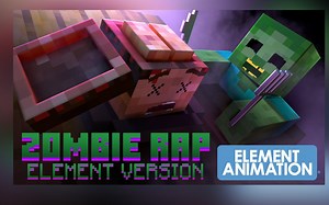 「4K Minecraft MV」僵尸之歌 I'm A Zombie - Element Animation 我的世界MV