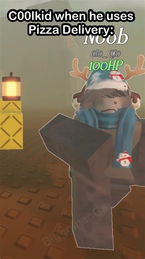 C00lkid when he uses Pizza delivery: