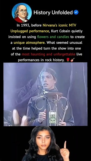 Kurt Cobain’s Strange Request Changed Rock History 🌹🎸: #HistoryUnfolded #KurtCobain #Nirvana