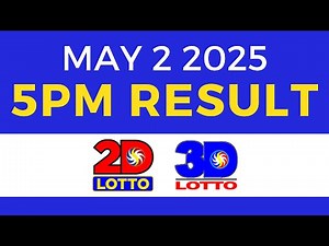 Lotto Result Today 5pm May 2 2025 PCSO