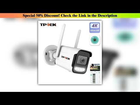 New Arrival 8MP 4K IP Camera Wifi Wireless 5MP AI Human Detect iCSee CCTV Bullet Outdoor Surveillan