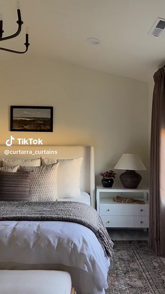 Create a Cozy Fall Vibe with Olive Green Curtains | Interior Design Ideas