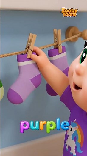 Match the Socks & Learn Color Names with Lilly 🧦🌈 | Fun Color Learning for Kids | kids learning