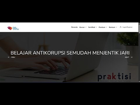 Tutorial cara Buat Akun di E-Learning KPK 2025